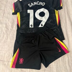 Chelsea Soccer Kit 24/25 Jadon Sancho #19
